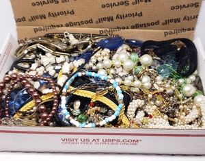 2+ lb. Vintage to Now Mixed Craft/Wearable Jewelry Lot.